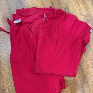 Cherokee Infinity Scrub Set. Red. Medium. NWOT.